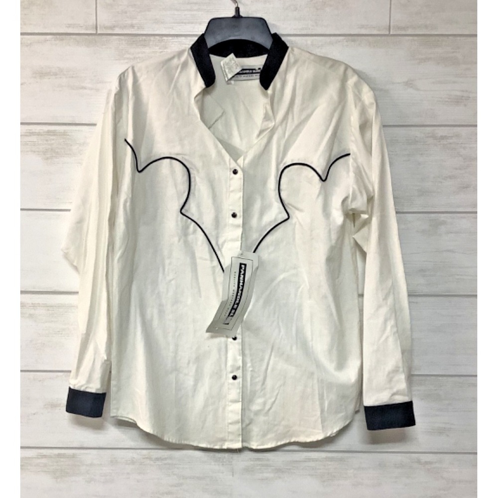 NWT Vintage Panhandle Slim Quality Western Wear Womens Shirt Size Small Rodeo